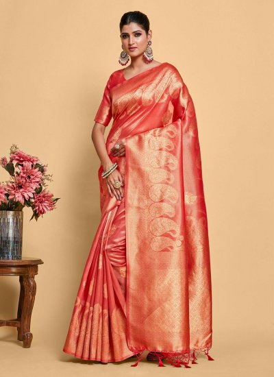 Sonorous Weaving Kanjivaram Silk Designer Saree