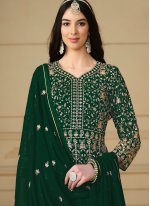 Specialised Green Trendy Salwar Suit