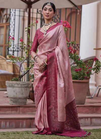 Splendid Weaving Wedding Trendy Saree