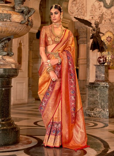 Stunning Weaving Wedding Classic Saree
