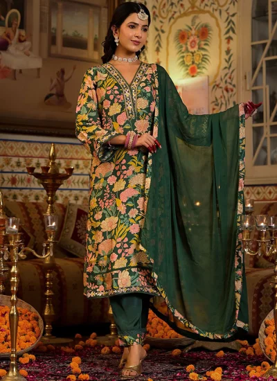 Stylish Multi Colour Salwar Kameez