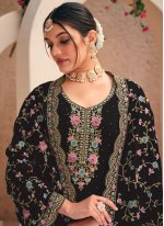 Sumptuous Embroidered Ceremonial Pant Style Suit