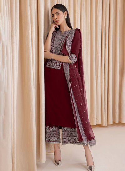 Tempting Embroidered Salwar Suit