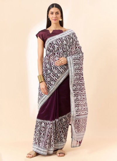 Transcendent Embroidered Trendy Saree