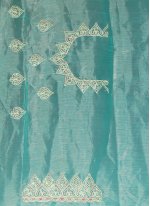Turquoise Ceremonial Classic Saree