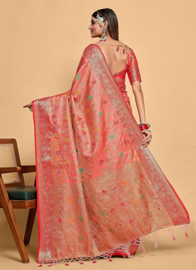 
                            Voluptuous Kanjivaram Silk Weaving Trendy Saree
