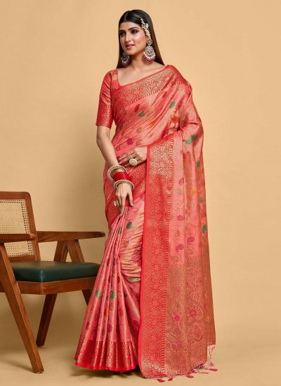 Voluptuous Kanjivaram Silk Weaving Trendy Saree