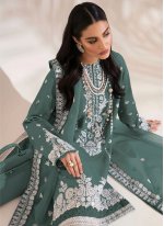 Whimsical Green Festival Trendy Salwar Suit
