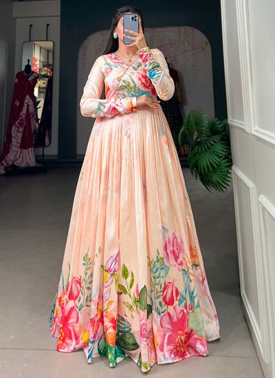 Winsome Tussar Silk Festival Gown 