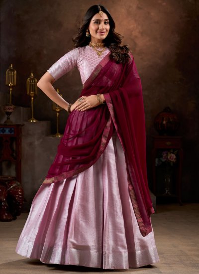 Angelic Jacquard Silk Readymade Lehenga Choli