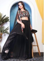 Beckoning Plain Silk Readymade Lehenga Choli