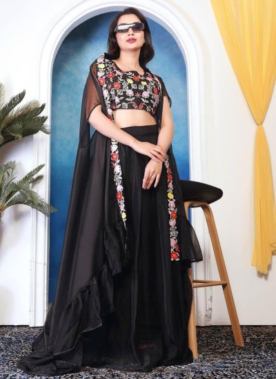 Beckoning Plain Silk Readymade Lehenga Choli