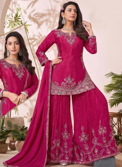 Captivating Rani Silk Readymade Designer Salwar Suit