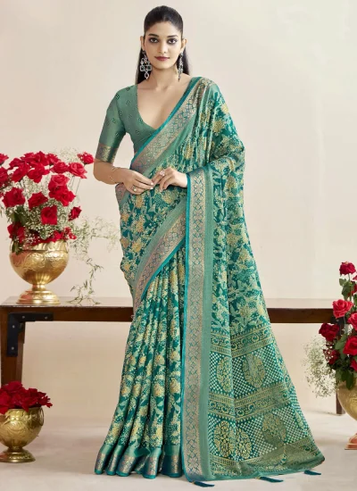 Cherubic Jacquard Work Party Trendy Saree