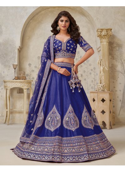Chic Silk Zari A Line Lehenga Choli