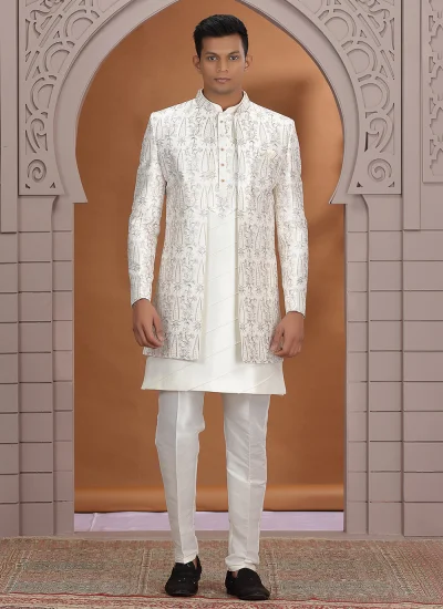 Cream Color Indo Western