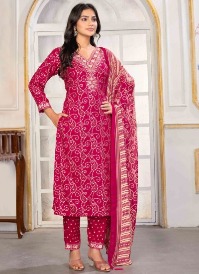 Demure Print Salwar Kameez