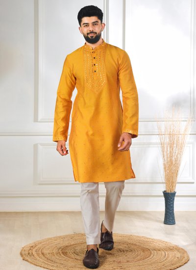 Royal Kurta Dhoti Kurta - Mezcla De Seda Para Hombre (44, Granate 2