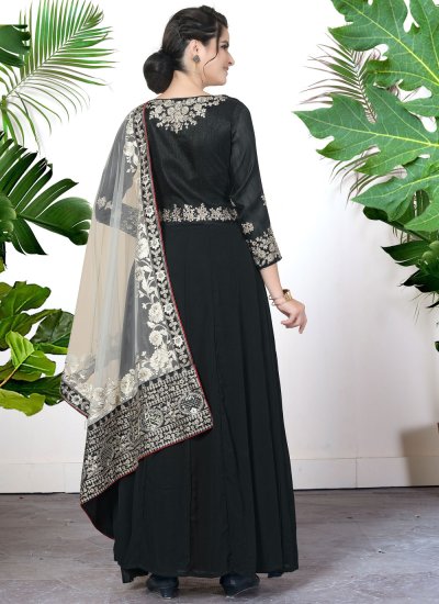 
                            Fabulous Faux Georgette Party Long Length Anarkali Salwar Suit