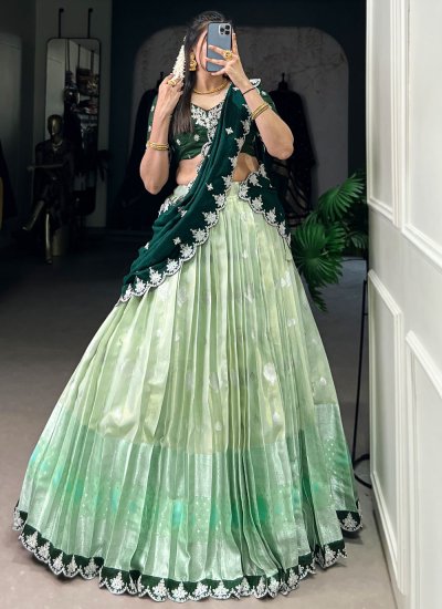 hand work lehenga online