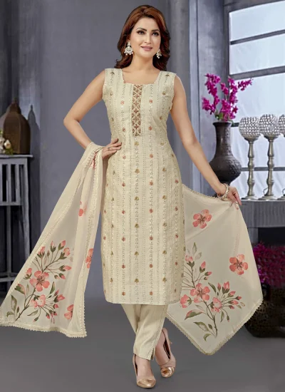 Genius Embroidered Silk Pant Style Suit