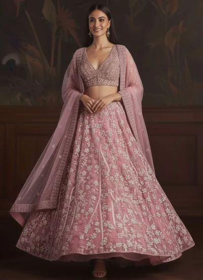 Glitzy Lehenga Choli For Engagement
