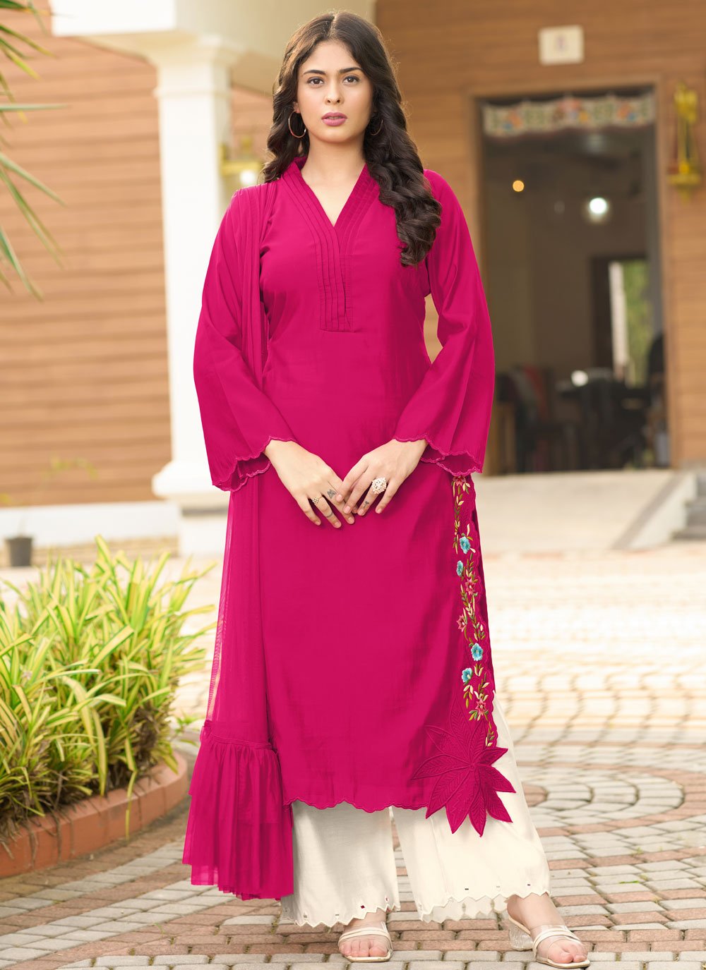 Salwar Kameez New Suit Design With Plazo Lowest Price Casual