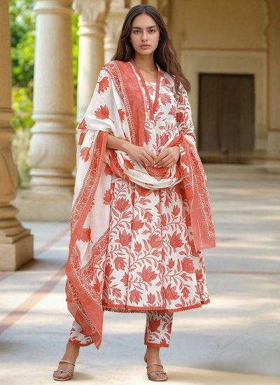 Haute Cotton White Salwar Suit