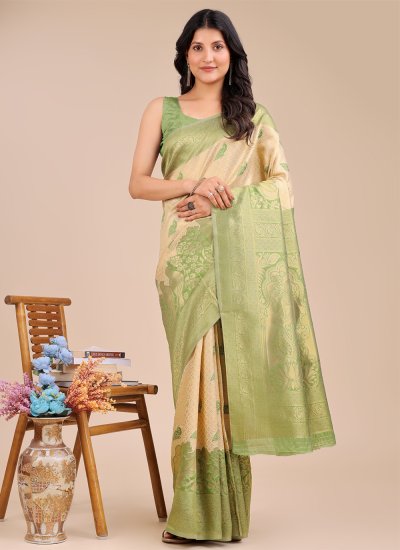 Honourable Banarasi Silk Party Contemporary Saree