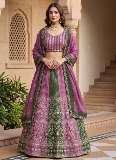 Hypnotic Chinon Lehenga Choli