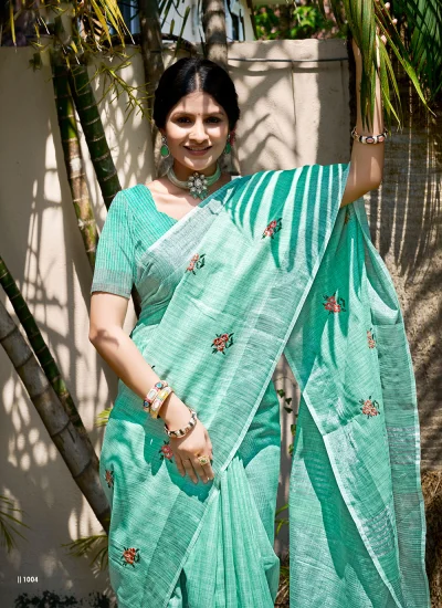 
                            Impeccable Embroidered Classic Saree