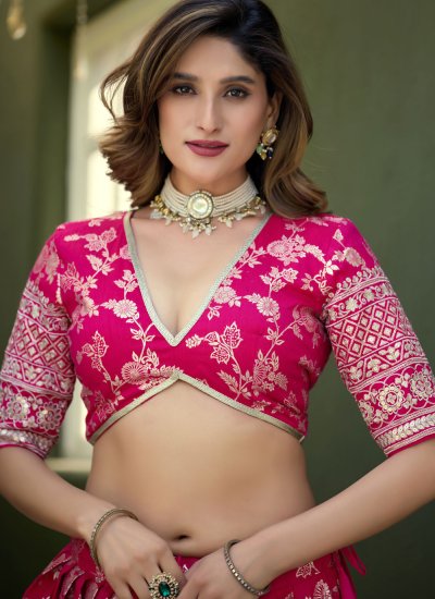 
                            Intricate Silk Lehenga Choli