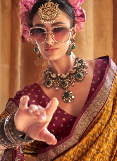 Invigorating Patola Print Designer Saree