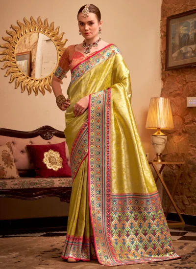 Irresistible Weaving Silk Traditional Saree