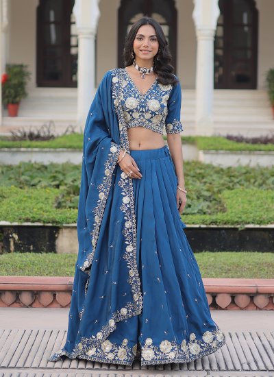 Lovely Vichitra Silk A Line Lehenga Choli