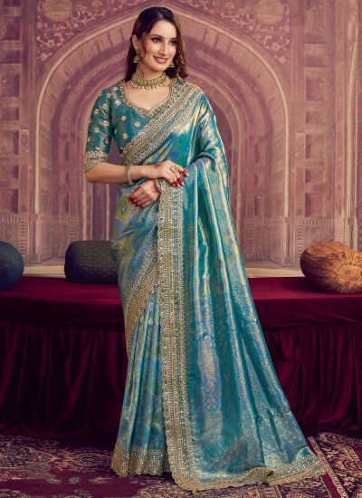 Marvelous Kanjivaram Silk Wedding Traditional Saree