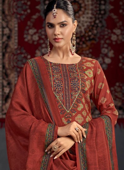 
                            Mystical Digital Print Festival Trendy Salwar Kameez