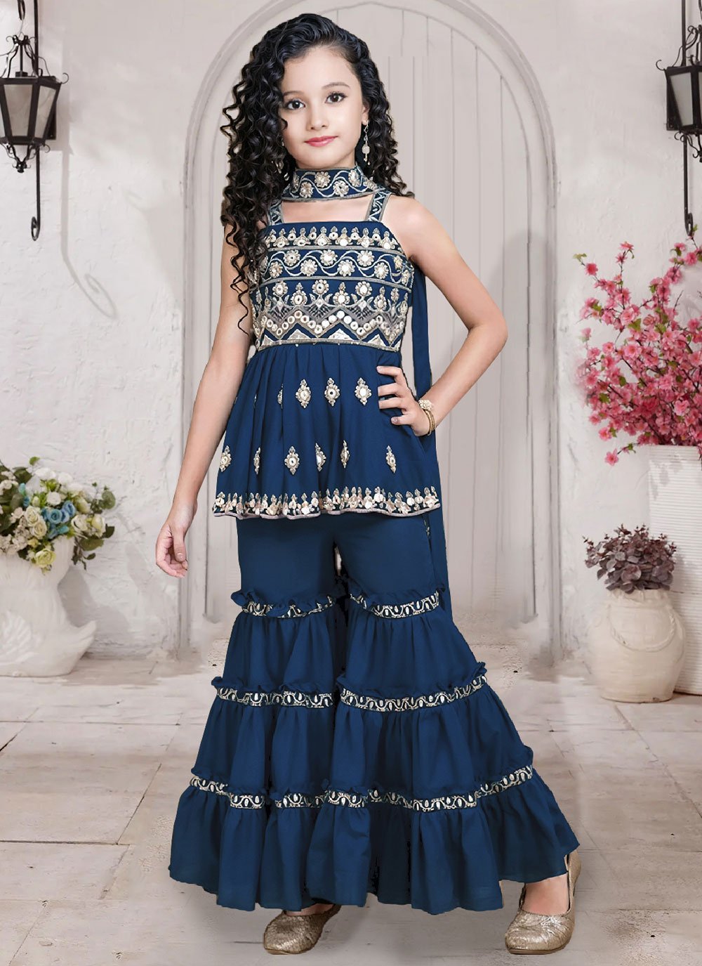 Gota Children's Mehndi Clothes Trending Styles Mehndi Gota