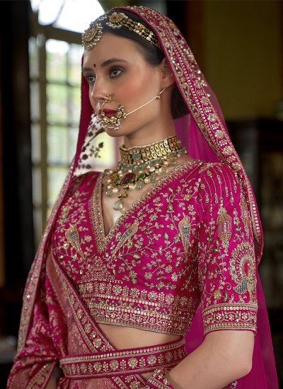 
                            Paramount Rani Silk A Line Lehenga Choli