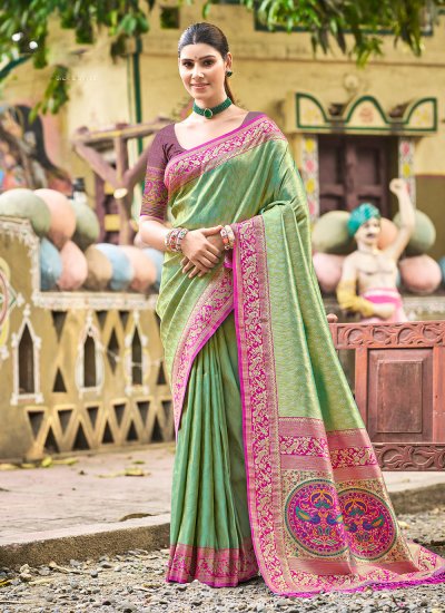 Paramount Weaving Contemporary Saree