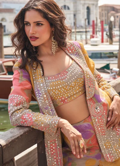 
                            Prepossessing Mirror Palazzo Salwar Kameez