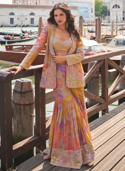 Prepossessing Mirror Palazzo Salwar Kameez