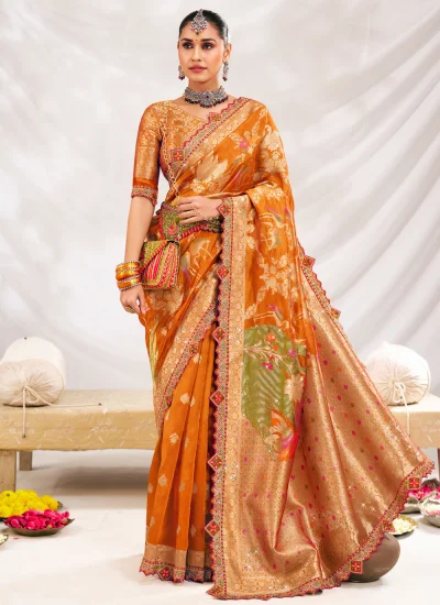 Pretty Silk Contemporary Saree