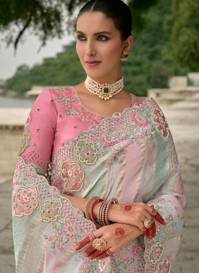Prodigious Designer Saree For Party