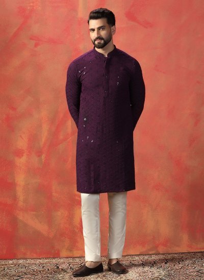Purple Festival Kurta