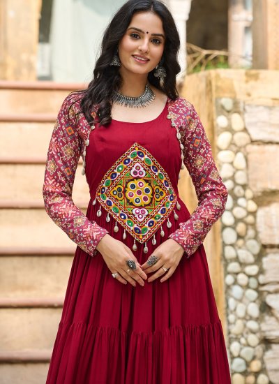 Rani Rayon Festival Layered Gown