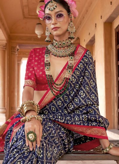 Renowned Patola Print Classic Saree
