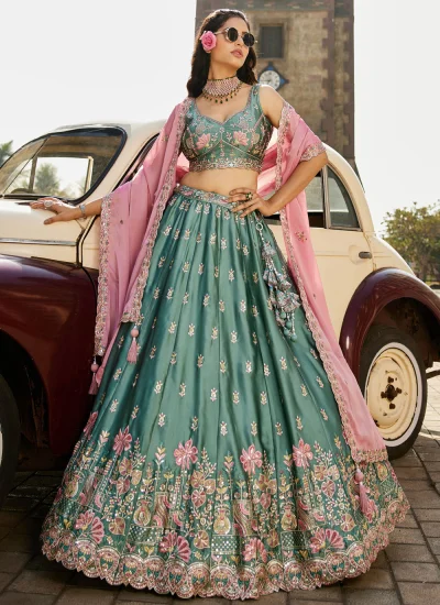 Resplendent Zari A Line Lehenga Choli