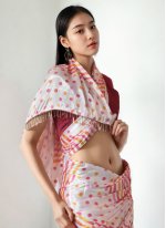 Royal Chinon Border Trendy Saree Royal Chinon Border Trendy Saree