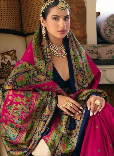 
                            Specialised Pink Festival Trendy Saree